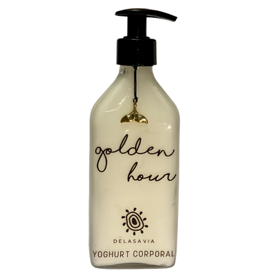 YOGHURT CORPORAL GOLDEN HOUR, WM Hidratación y fragancia prolongada con aloe vera y argán.