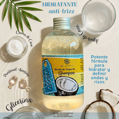 NUEVO Shampoo Summer&Coconut cabellos crespos o frizz