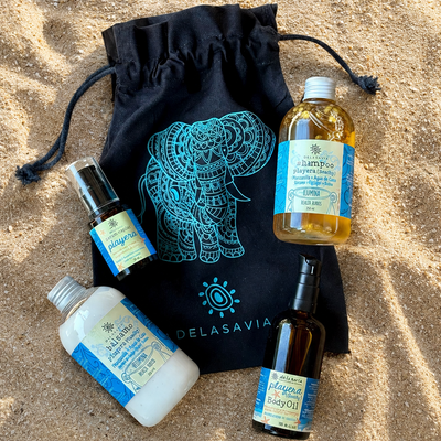 Pack Playera Glow Total : Shampoo y Bálsamo + Serum + Aceite Corporal