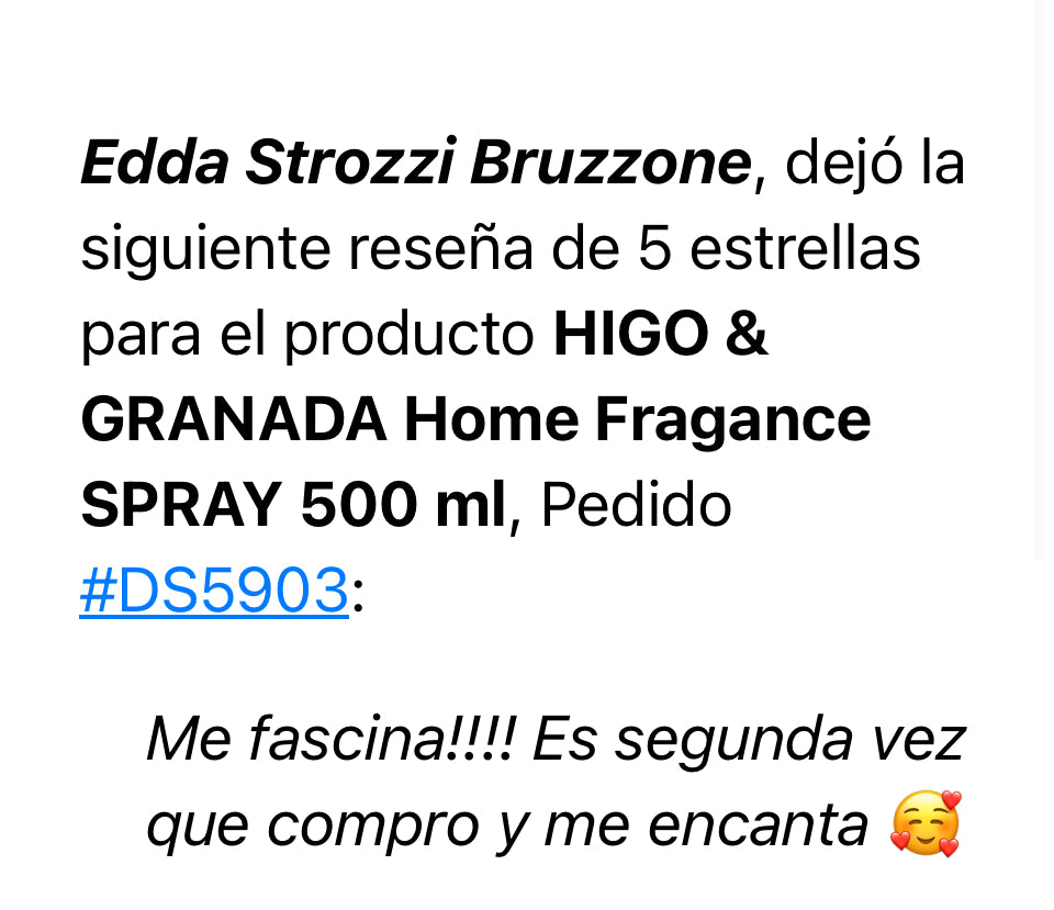 HIGO & GRANADA Home Fragance SPRAY 500 ml
