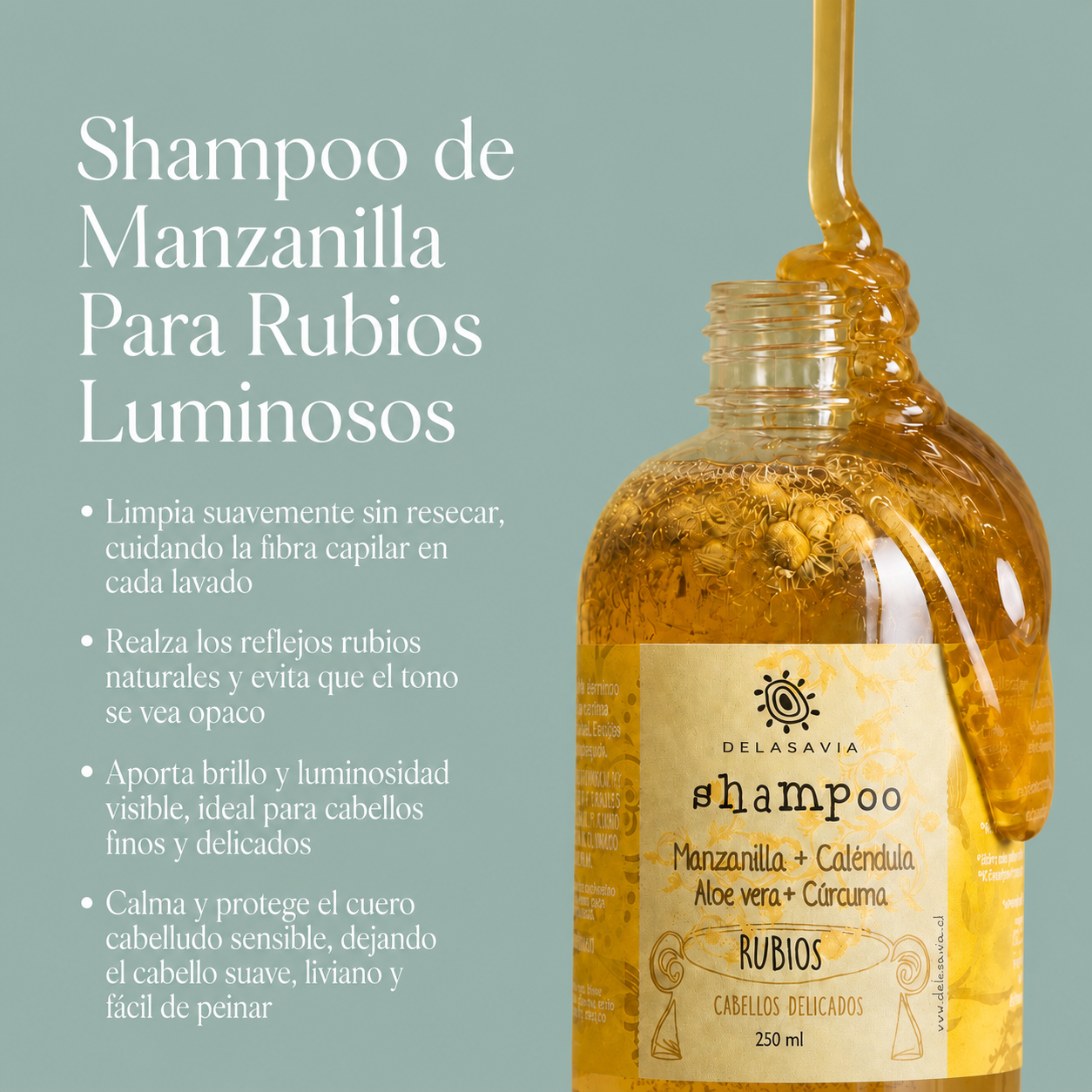 Shampoo Suave Manzanilla & Caléndula