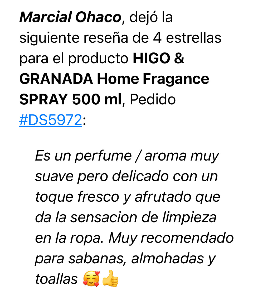 HIGO &amp; GRANADA Home Fragance SPRAY 500 ml