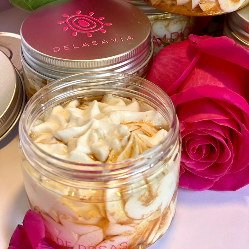 Compota corporal Pétalos de Rosas: REAFIRMANTE Y EXTRA NUTRITIVA