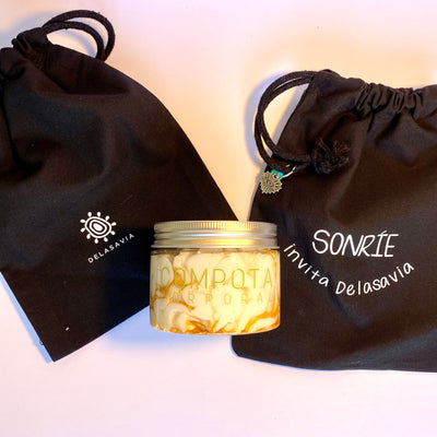 Compota corporal Pomelo&Flores Blancas:ALTA NUTRICIÓN+FRESCURA+LUMINOSIDAD