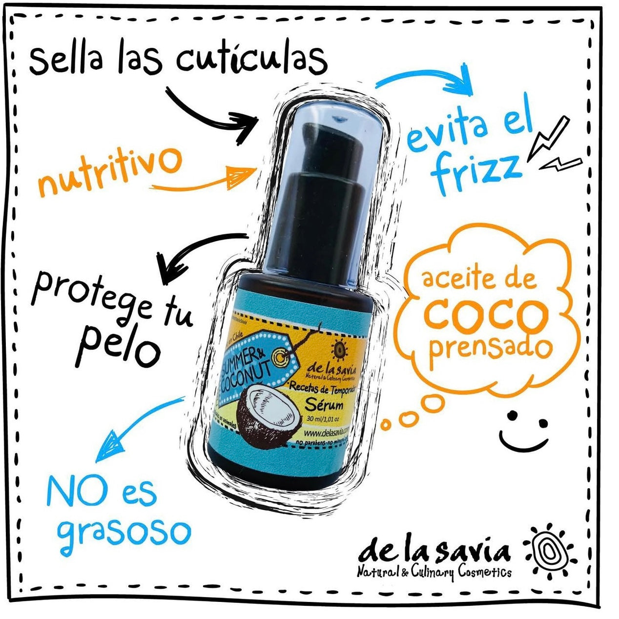 Sérum Capilar Summer &amp; Coconut