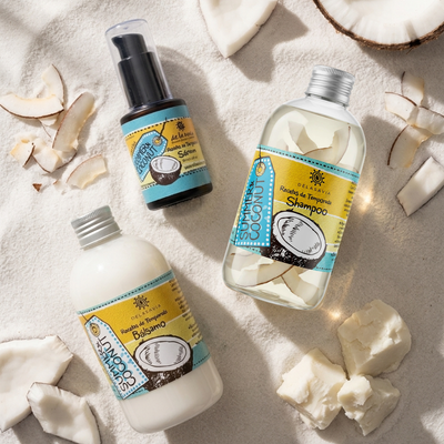 Pack ADIÓS FRIZZ: Shampoo + Bálsamo + Serum Summer Coconut