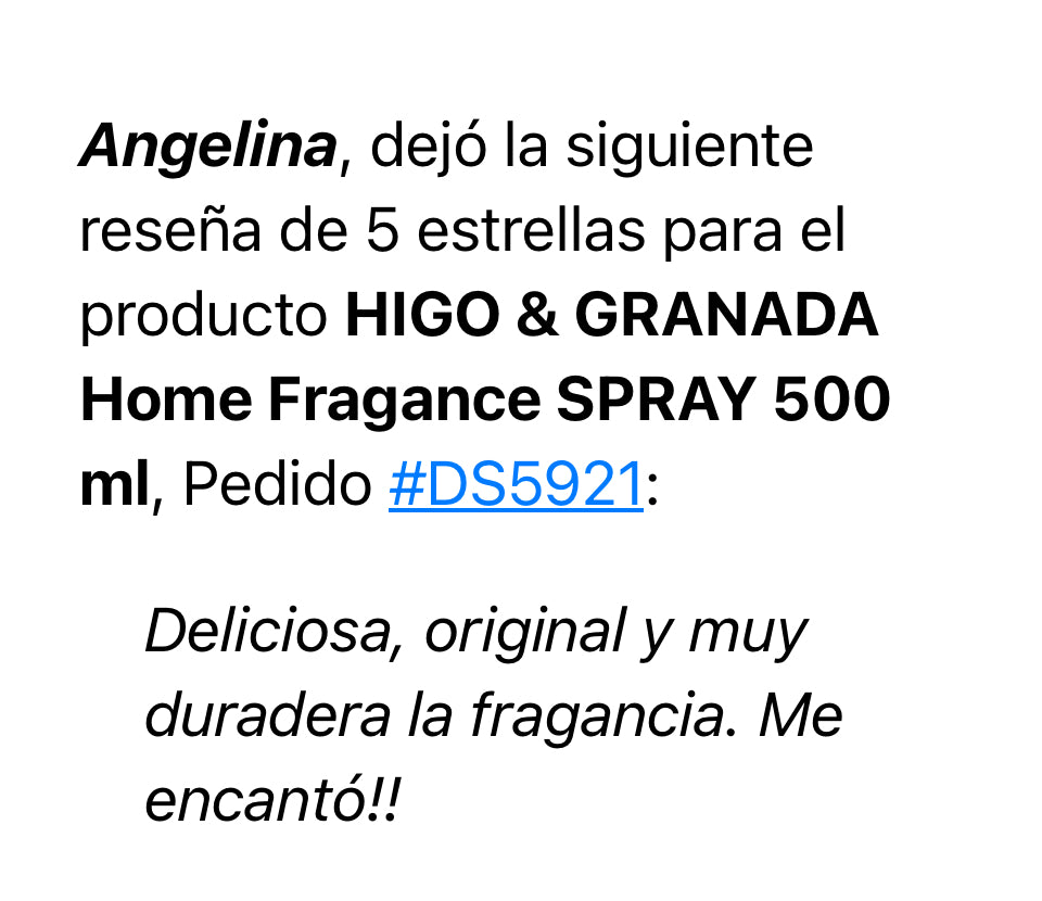 HIGO &amp; GRANADA Home Fragance SPRAY 500 ml