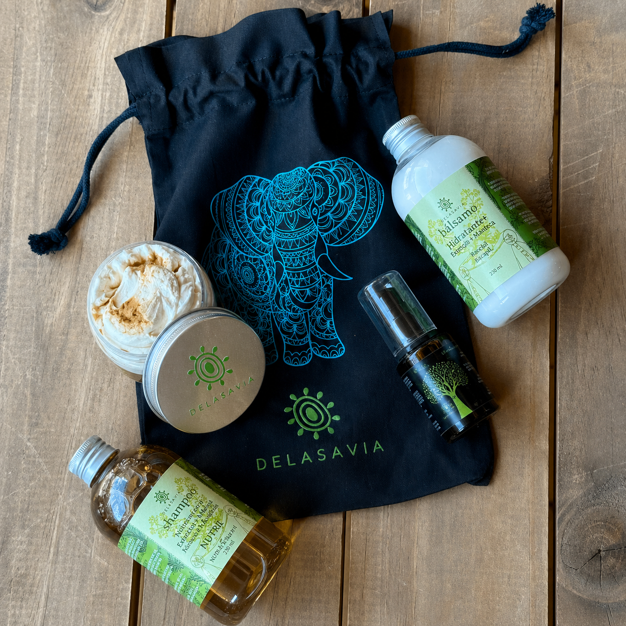 Pack Anti Caída + Nutrición Total (Shampo y bálsamo Baicapil + Serum Argán + Compota Pomelo y Flores Blancas)