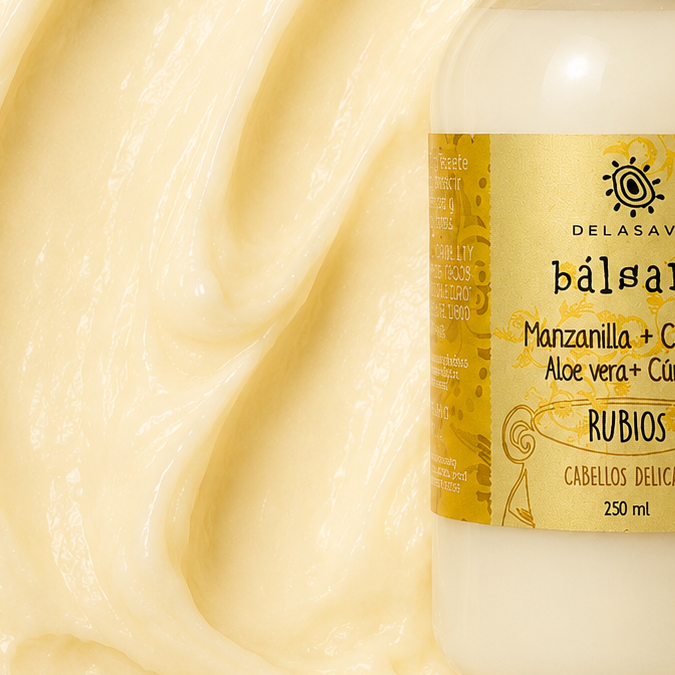 Bálsamo Suave Manzanilla &amp; Caléndula | Cabello Delicado y Niños