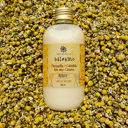 Bálsamo Suave Manzanilla &amp; Caléndula | Cabello Delicado y Niños