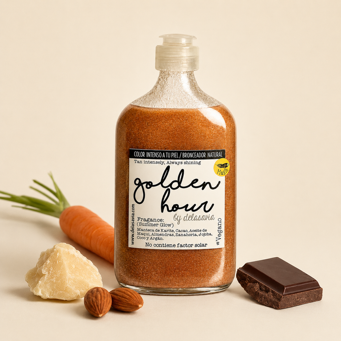 Aceite Bronceador Golden Hour (acelerador) 250 ml.