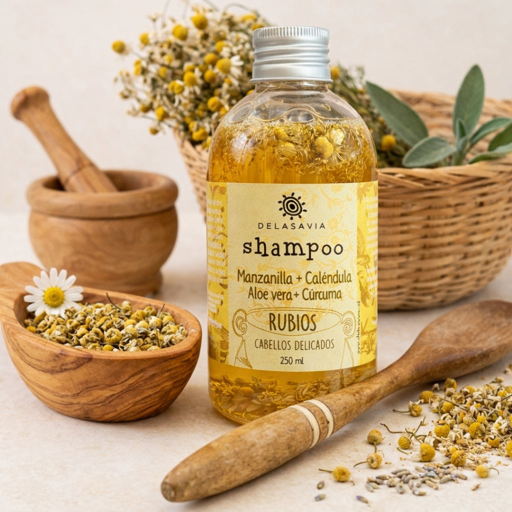 Shampoo Suave Manzanilla &amp; Caléndula / Cabello Delicado y Niños